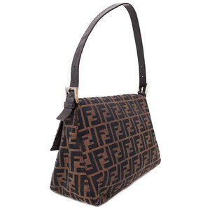 Fendi Zucca Shoulder Mamma Semi Bucket Bag